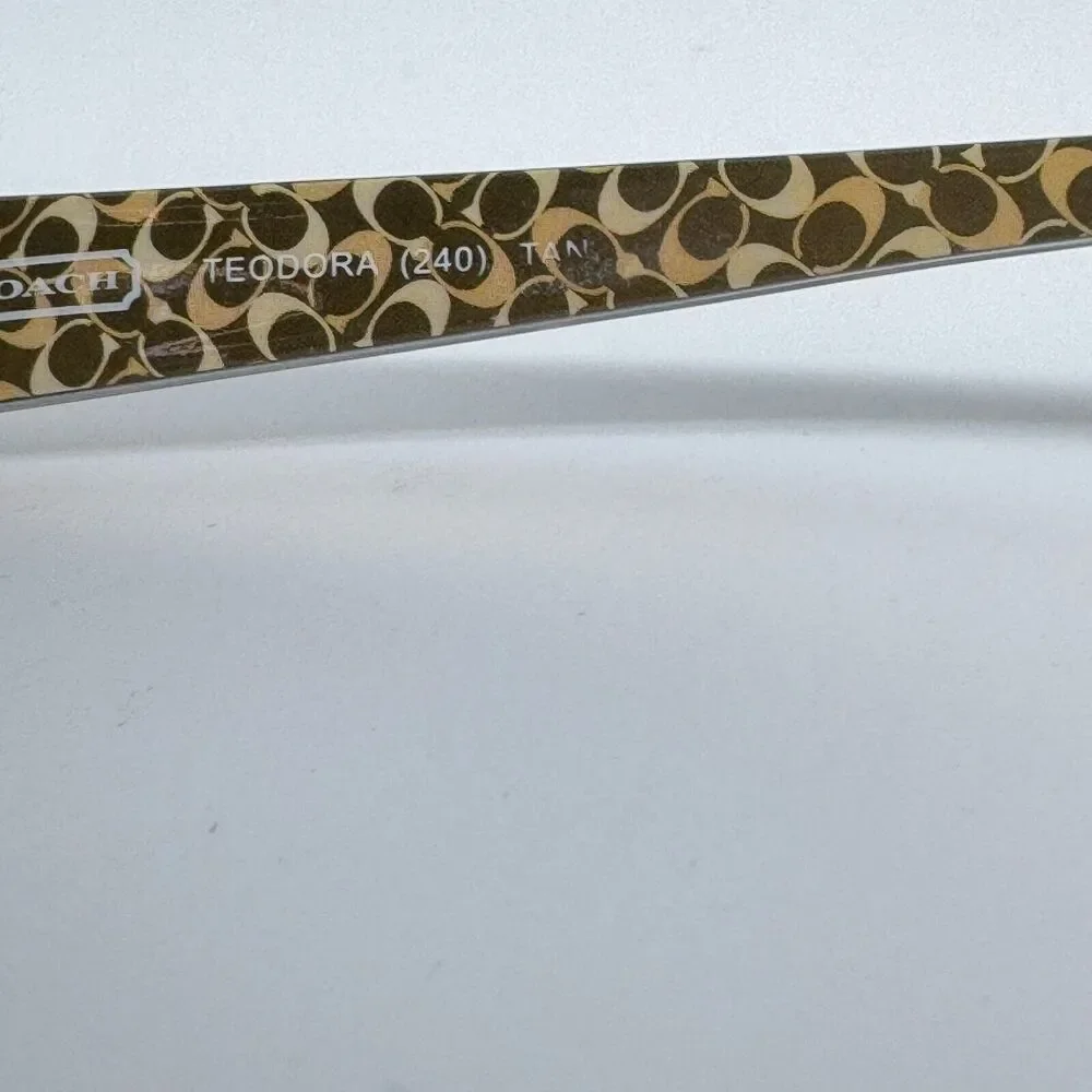 Coach TEODORA‎ 240 TAN 50-16 Eyeglasses Frames Full Rim H15971
